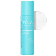 TULA clarifying tonic front bottle view showing clean packaging and everyday use benefit