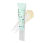 TULA front jar of Krista Horton Moisture Lip Mask showing product packaging and size benefit