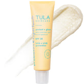 TULA front packaging showing SPF 30 and glowing finish