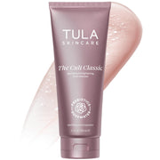 TULA front packaging showing cleanser bottle and benefits