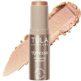 TULA Spresso front packaging showing compact travel-ready stick and benefits