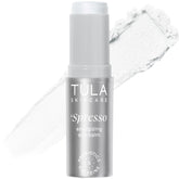 TULA Spresso Iced front packaging showing compact cooling eye balm benefit: portable brightening