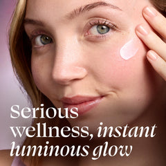 TULA cream texture closeup highlighting lightweight finish and smooth application benefit