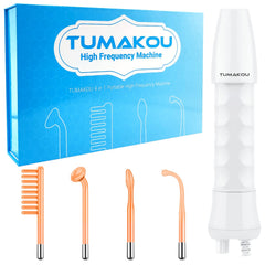 TUMAKOU front view of handheld high frequency device, compact and travel-ready
