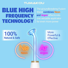 TUMAKOU four glass tubes laid out to show attachment variety and treatment options