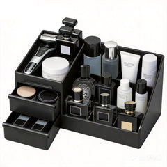 Turesmith front view organizer showing compartments and neat display benefit