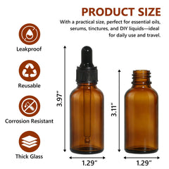 turvono close-up of glass dropper tip for precise dispensing benefit