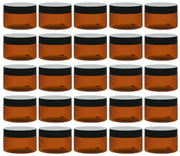 TUZAZO front view of 24-pack amber jars showing value pack and compact benefit