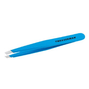 Tweezerman blue jewel front view showing sleek precision finish and professional look
