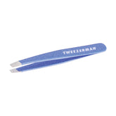 Tweezerman Mini Slant front view showing compact shape and precision benefits