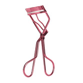 Tweezerman tea rose curler front view showing sleek design and reliable lift
