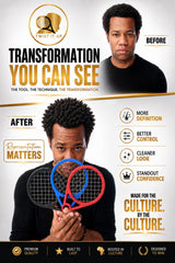 Twist It Up comb patterned face focusing on curl-forming design benefit