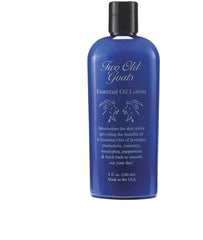 Two Old Goats front bottle view showing label and easy-use 8 oz size for hydrating comfort