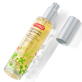 TYMO front packaging view shows compact bottle and clear branding benefit travel-friendly