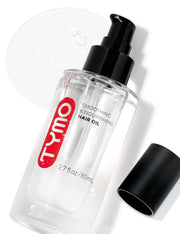 TYMO front bottle on white background highlighting recyclable glass