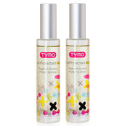 TYMO front packaging showing dual-pack and protective benefits