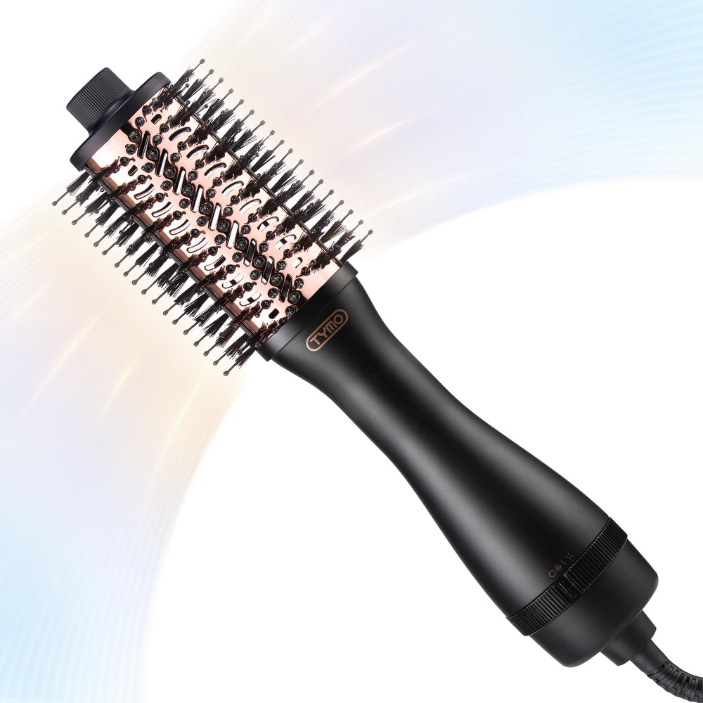 TYMO front packaging showing the 4-in-1 styling tool and benefits
