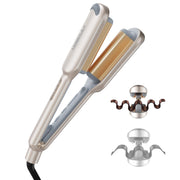 TYMO ROVY front view showing compact waver and safe insulated barrel for easy styling