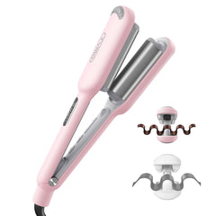 TYMO ROVY front view showing full waver design and controls for easy styling