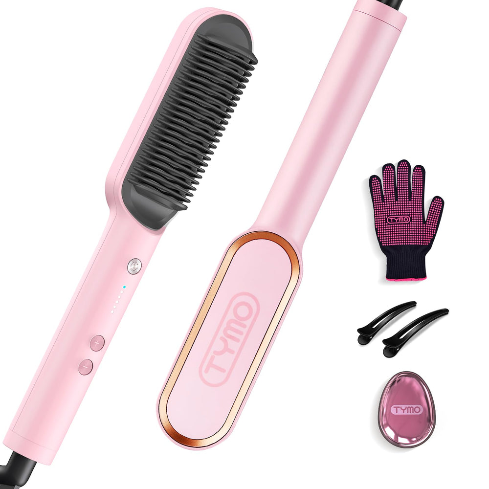 TYMO sakura pink front view showing sleek finish and styling benefit