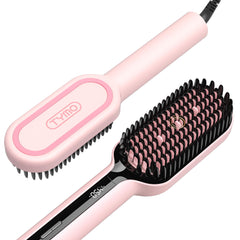 TYMO front view of brush showing full styling surface and fast coverage