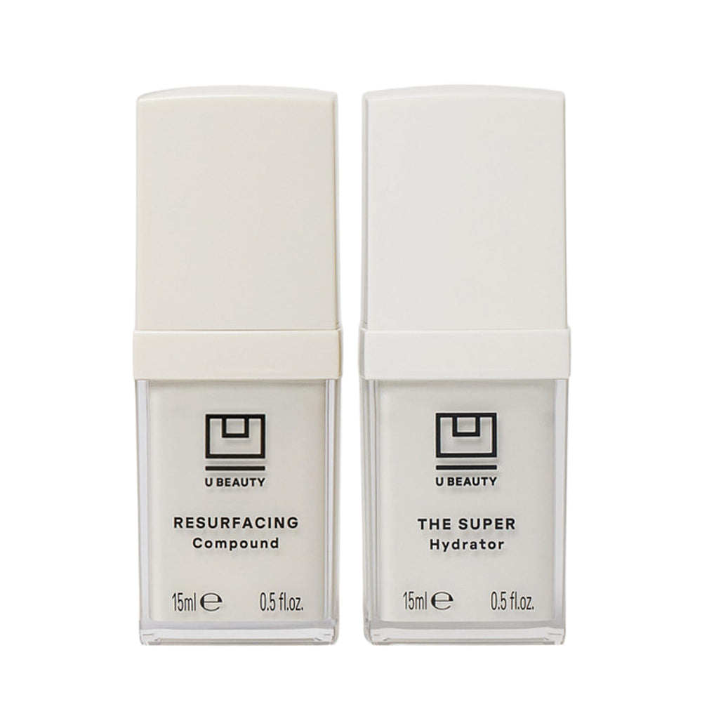 U Beauty duo front packaging showing both products and clear benefits
