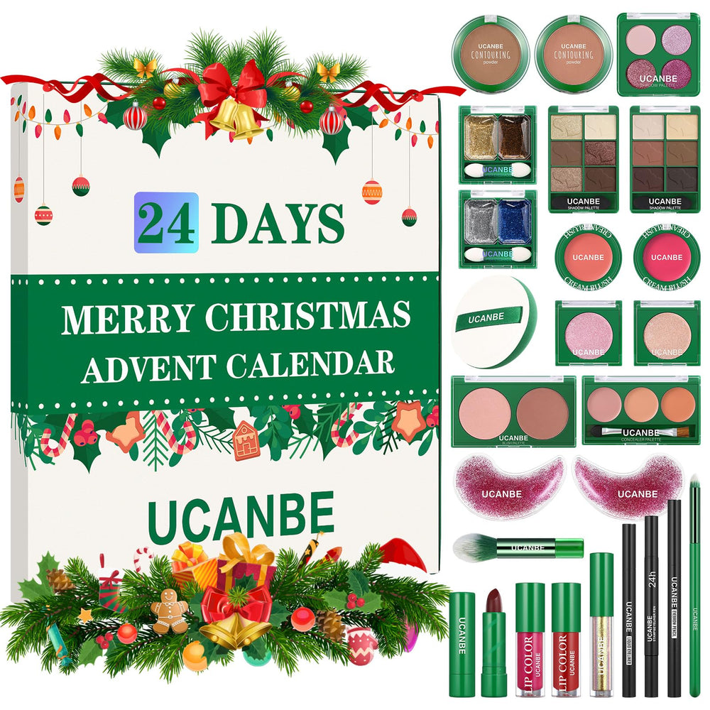 UCANBE front packaging showing festive calendar, gift-ready presentation benefit