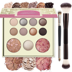 UCANBE palette front packaging showing compact and shades for versatile looks