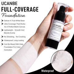 UCANBE matte purple liquid lipstick swatch highlighting bold long-lasting color