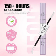 uCoolMe white glue texture droplet showing smooth consistency for even, clump-free bonding
