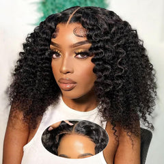 UCUVIC front view 14-inch bob showing natural hairline and instant style