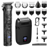 Ufree front packaging showing complete foil shaver and trimmer set for versatile grooming
