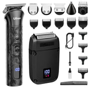 Ufree front packaging showing complete foil shaver and trimmer set for versatile grooming
