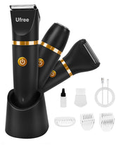 Ufree front view showing kit packaging and included accessories for convenience