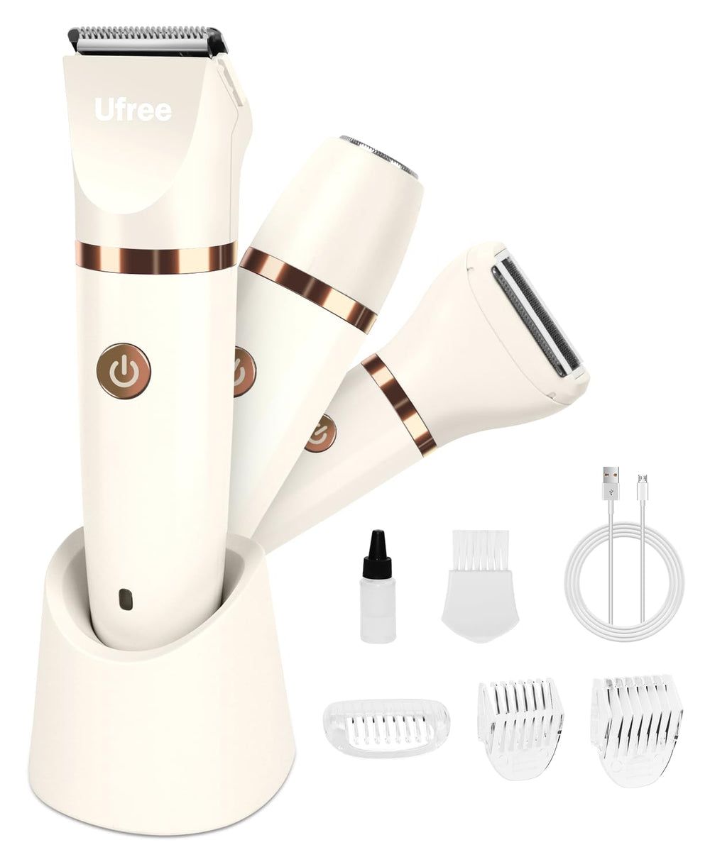 Ufree front view showing compact ergonomic body and power button for easy control