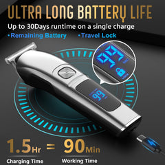 Ufree trimmer in shower demonstrating waterproof convenience and easy rinsing