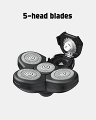 uijino Groomi blades in hand showing size and easy replacement benefit