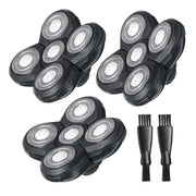 uijino Groomi front packaging showing three sealed replacement heads and benefits