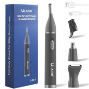 ULAIDO front view with storage pouch showing portability benefit