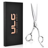 ULG front view of 6.5" shears showing polished finish and packaging benefit
