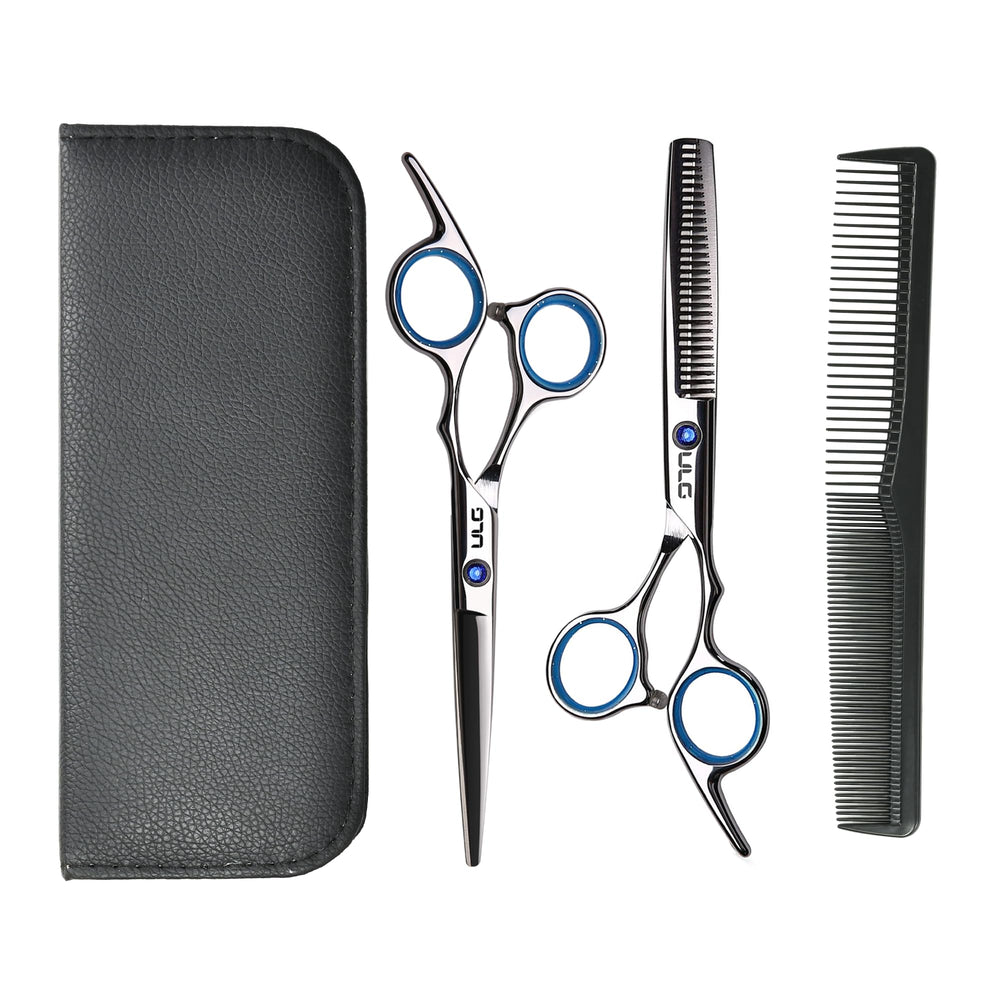 ULG front view of scissors kit showing both tools and professional finish benefits