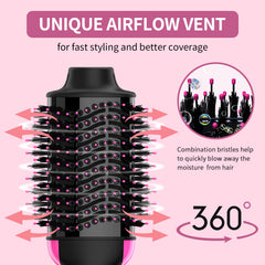 Umeely nylon pin and tufted bristles detail, detangles and adds shine