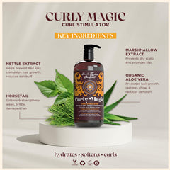 Uncle Funky's Daughter applied on damp curls improving clump and definition