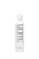 UNITE BLONDA front bottle showing purple conditioner for tone maintenance