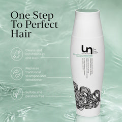 unwash creamy texture close-up demonstrating silky slip for detangling