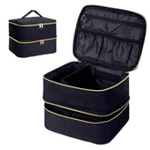UOZL front view closed organizer showing compact, durable exterior and handle for easy transport
