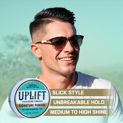 Uplift Provisions Company close-up texture shot showing creamy, non-greasy formula