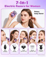 UpperX 7D floating head close-up showing flexible blades for smoother contour shaves