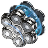 UPTARD replacement heads front packaging showing silver seven-pack and compatibility benefits