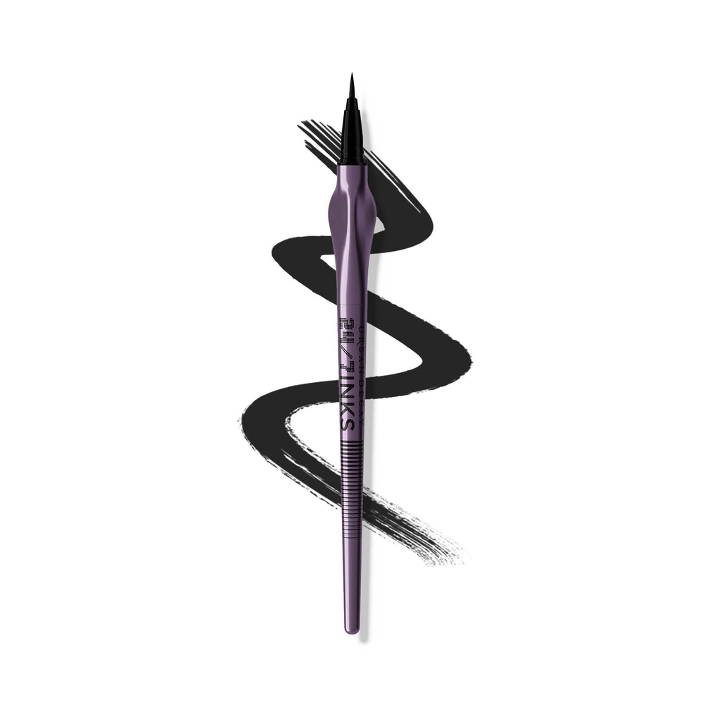Urban Decay front packaging showing sleek pen and model benefit precise control